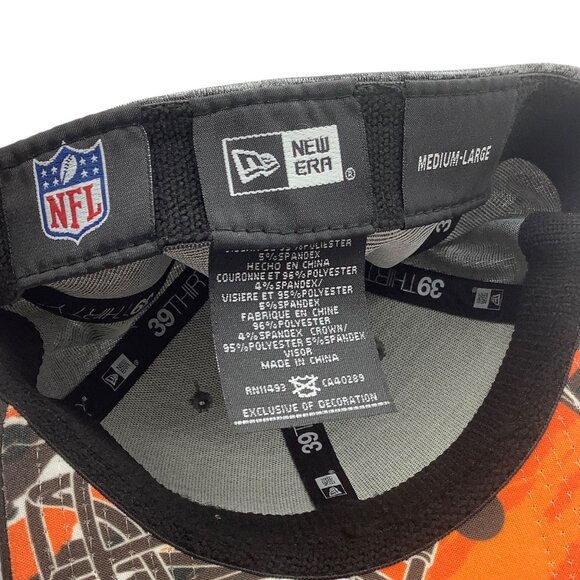 Cleveland Browns NFL New Era 39THIRTY Flex Fit Cap Hat Medium Large - Picture 3 of 6